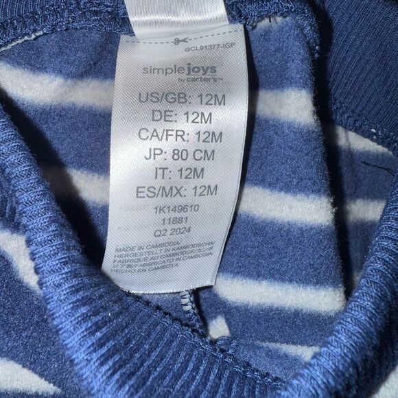 Carters Baby Fleece Pants Set of 4 - Picture 5 of 9